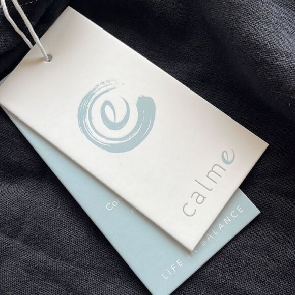 Nwt johnny was CALME black drape tank top - Picture 6 of 6